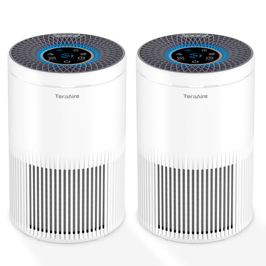 Air Purifiers for Home Cover Up to 1235 Ft², Air Cleaner with PM 2.5 Air Quality Monitor,2Pack APS1006 – UL