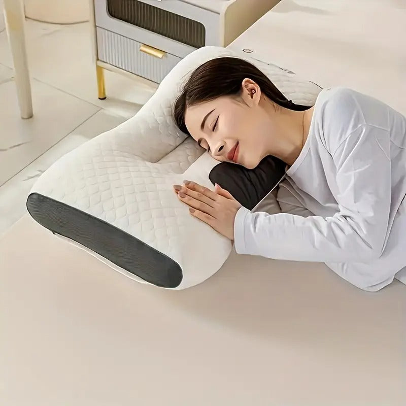 Kaqinu Cervical Neck Pillow for Pain Relief Ergonomic Contour Side Sleeper Pillows for Adults Memory Foam Pillows Back Stomach Sleepers