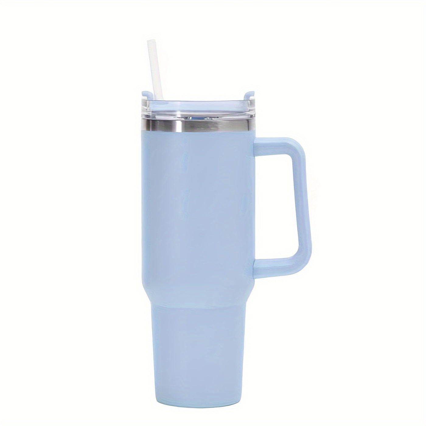 Kaqinu 40 oz Tumbler with Handle,Stainless Steel Insulated Insulated Travel Mug with Lids and Straw