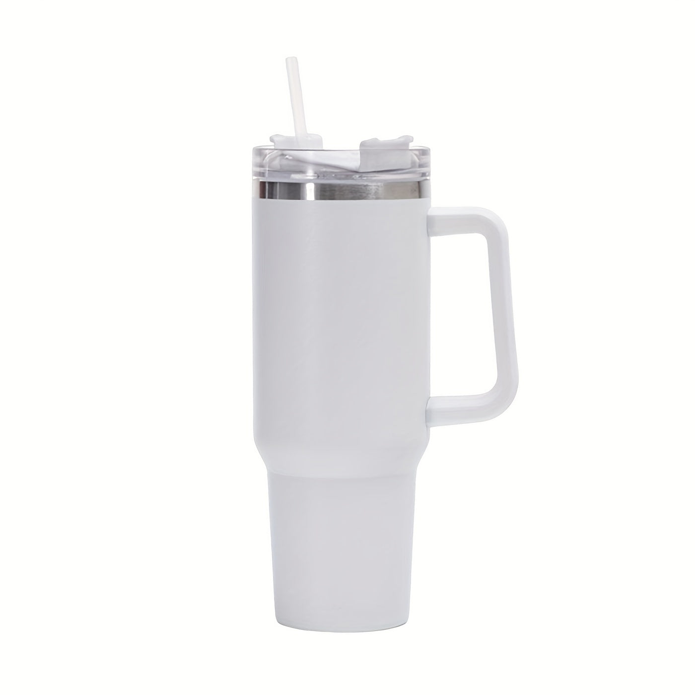 Kaqinu 40 oz Tumbler with Handle,Stainless Steel Insulated Insulated Travel Mug with Lids and Straw
